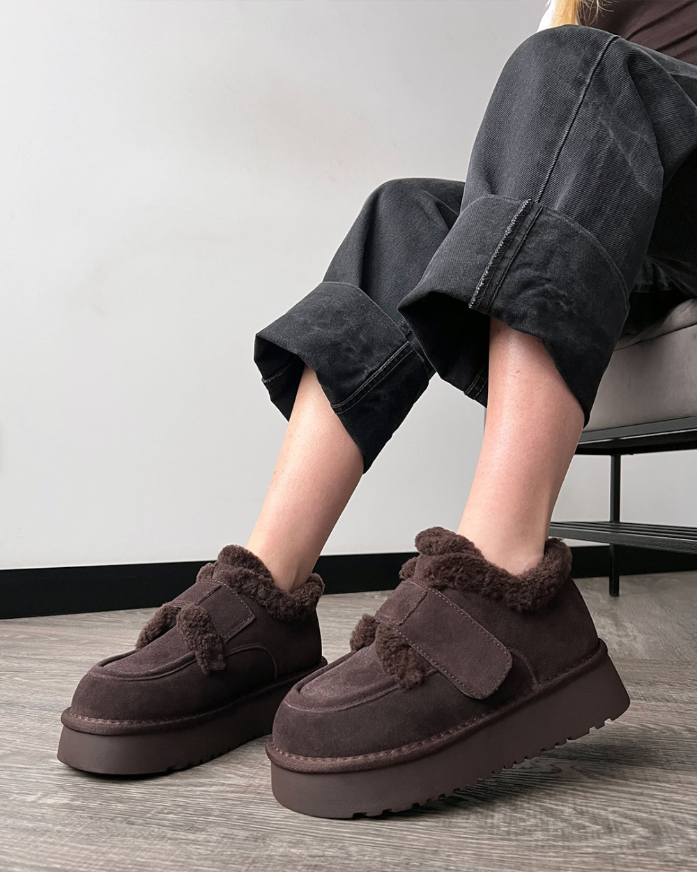Угги из натуральной замши